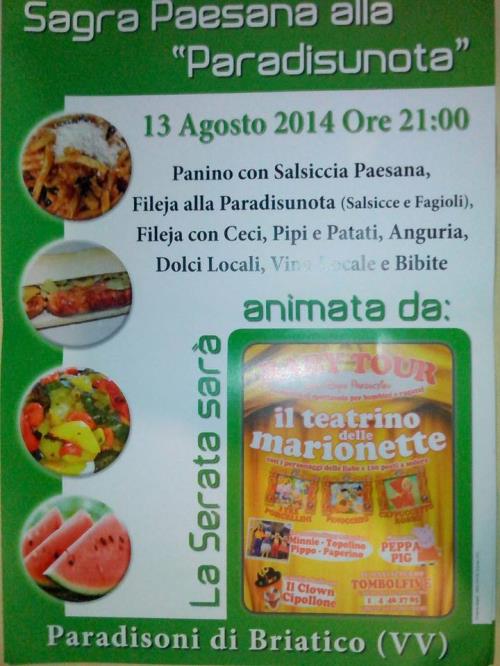 SAGRA PAESANA ALL 