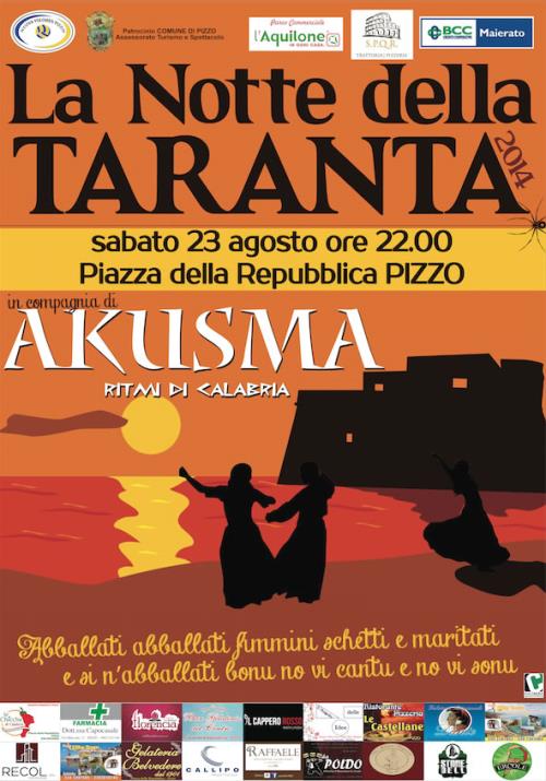 LA NOTTE DELLA TARANTA A PIZZO