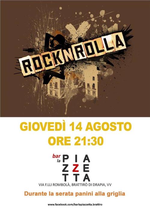 rockNrolla 14 AGOSTO bar la Piazzetta