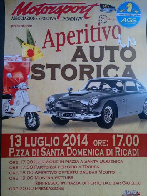 APERITIVO IN AUTO STORICA